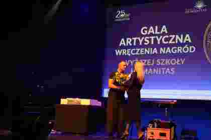Gala artystyczna wyręczenia nagród Wyższej Szkoły Humanitas